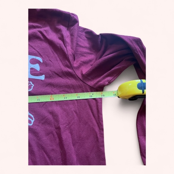 Schrute Farms Maroon Soft Cozy Long Sleeve Tee Unisex M The Office Fan Shirt - Picture 4 of 4